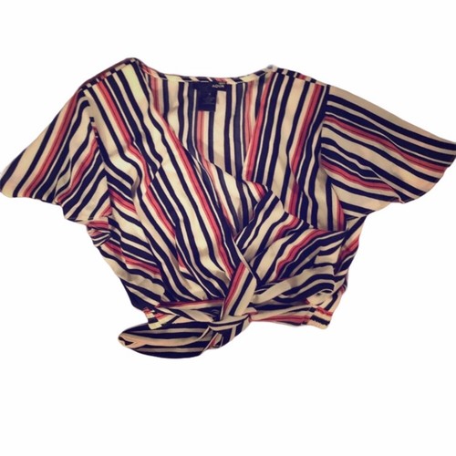 Aqua brand striped wrap - aqua, wrap-front